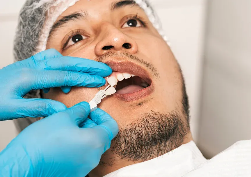 Smiling dentist